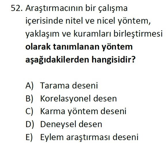 Uzman Öğretmenlik Test