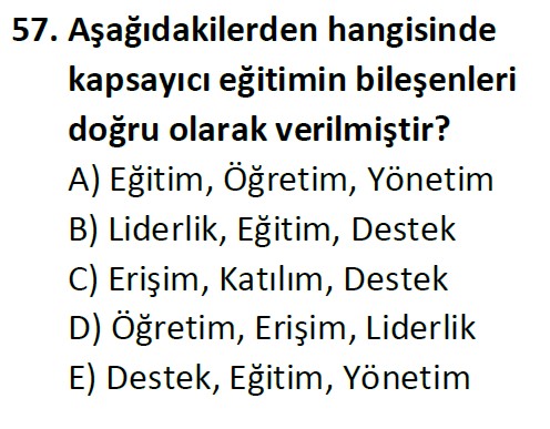 Uzman Öğretmenlik Test