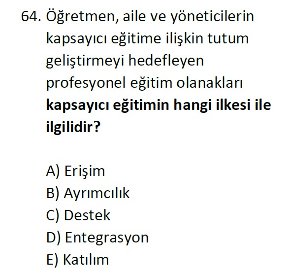 Uzman Öğretmenlik Test