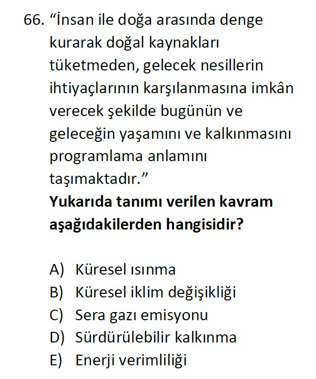 Uzman Öğretmenlik Test