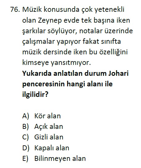 Uzman Öğretmenlik Test