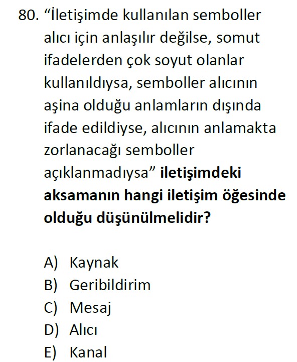 Uzman Öğretmenlik Test