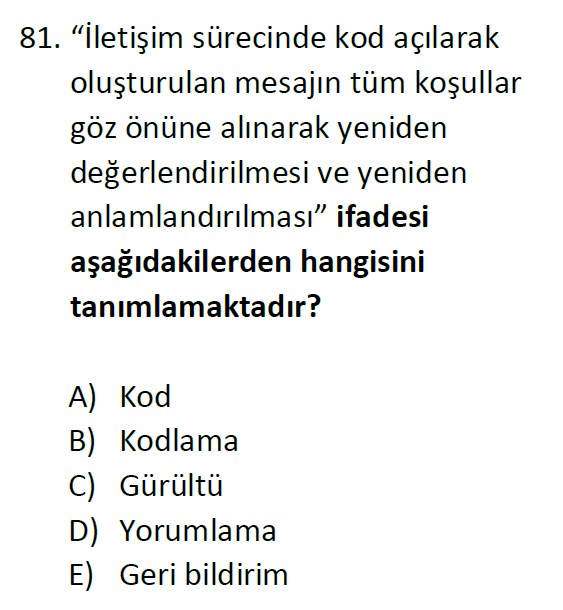 Uzman Öğretmenlik Test