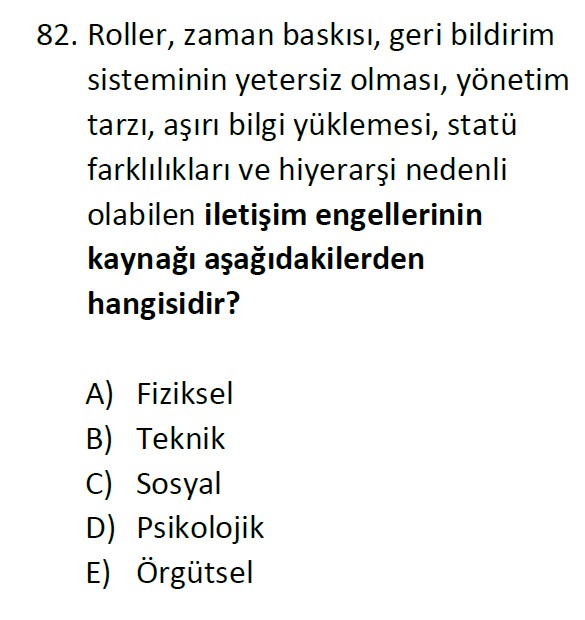 Uzman Öğretmenlik Test