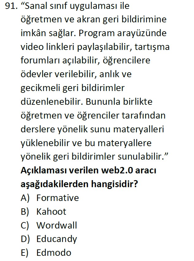 Uzman Öğretmenlik Test