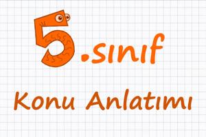 5. Sınıf Matematik Konu Anlatımları