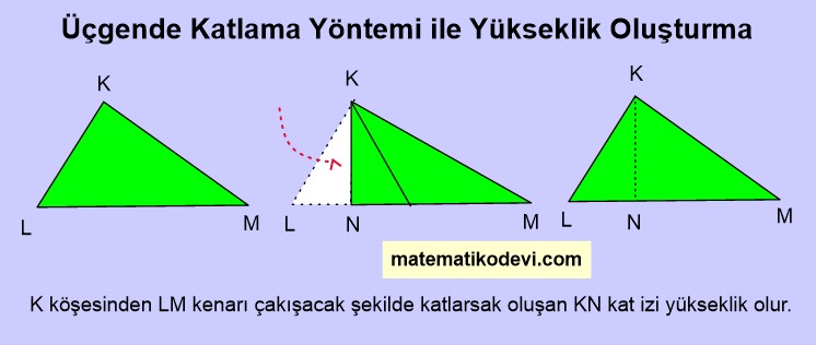 üçgende yükseklik