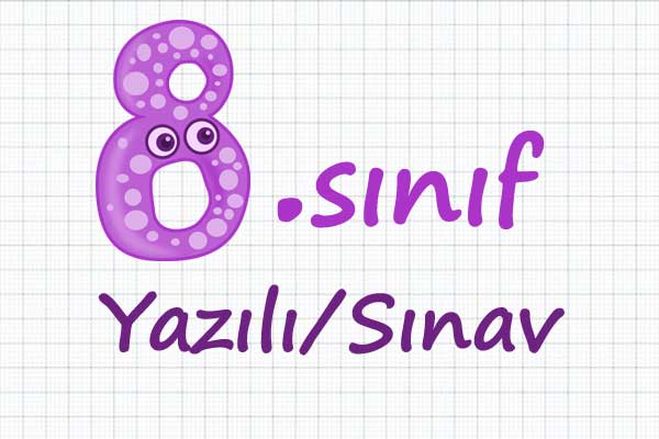 8. Sınıf yazılı deneme sınav test