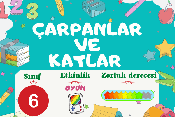 6.Sınıf Çarpanlar ve Katlar