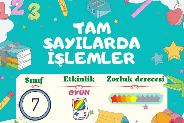 Tam sayılarla işlemler