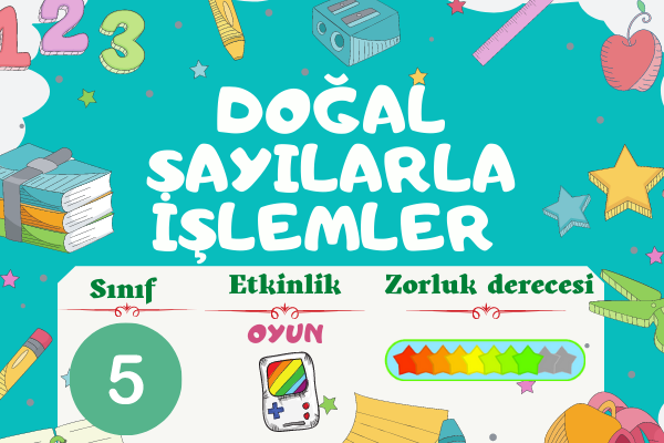 Doğal Sayılarla İşlemler Oyunu