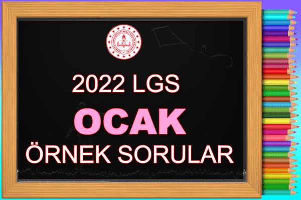 Ocak ayı örnek sorular 2022