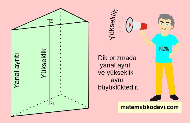 prizmanın yüksekliği