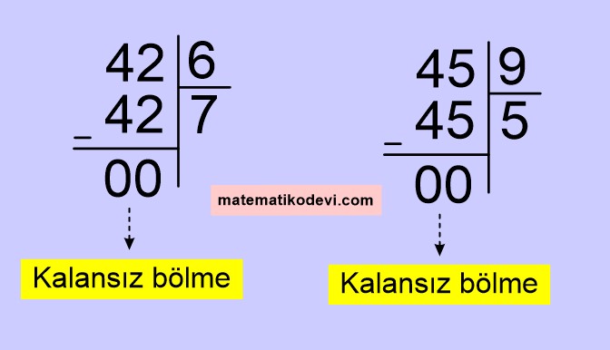 En çok dört basamaklı bir doğal sayıyı, en çok iki basamaklı bir doğal sayıya böler.