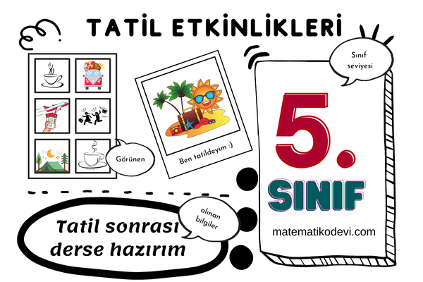 5.Sınıf Tatil Etkinlikleri