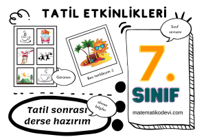 7.Sınıf Tatil Programı