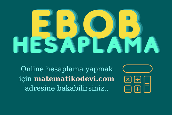 EBOB Hesaplama