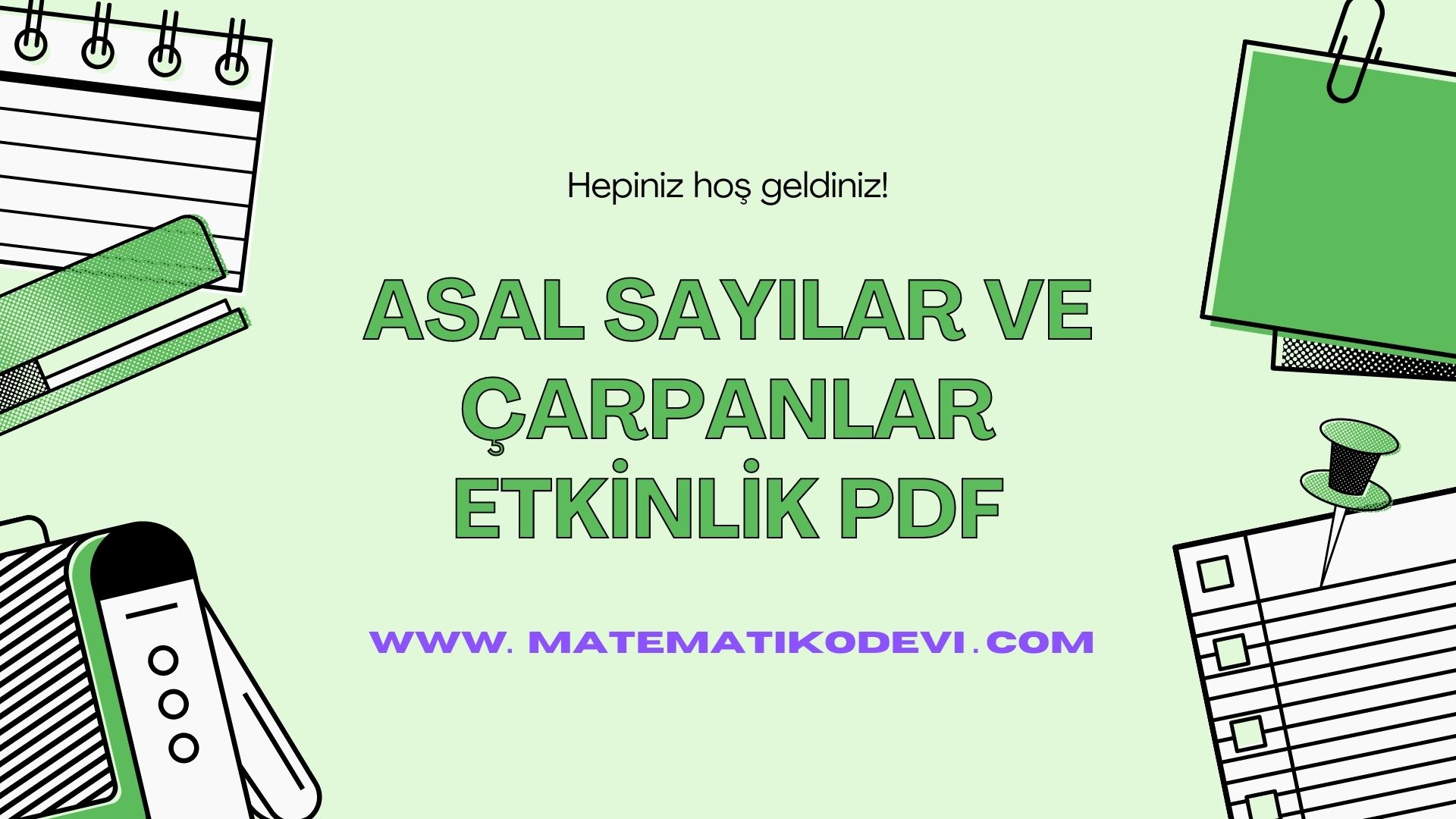 ASAL SAYILAR VE CARPANLAR ETKINLIK PDF