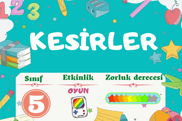 5. Sınıf Kesirler Oyun