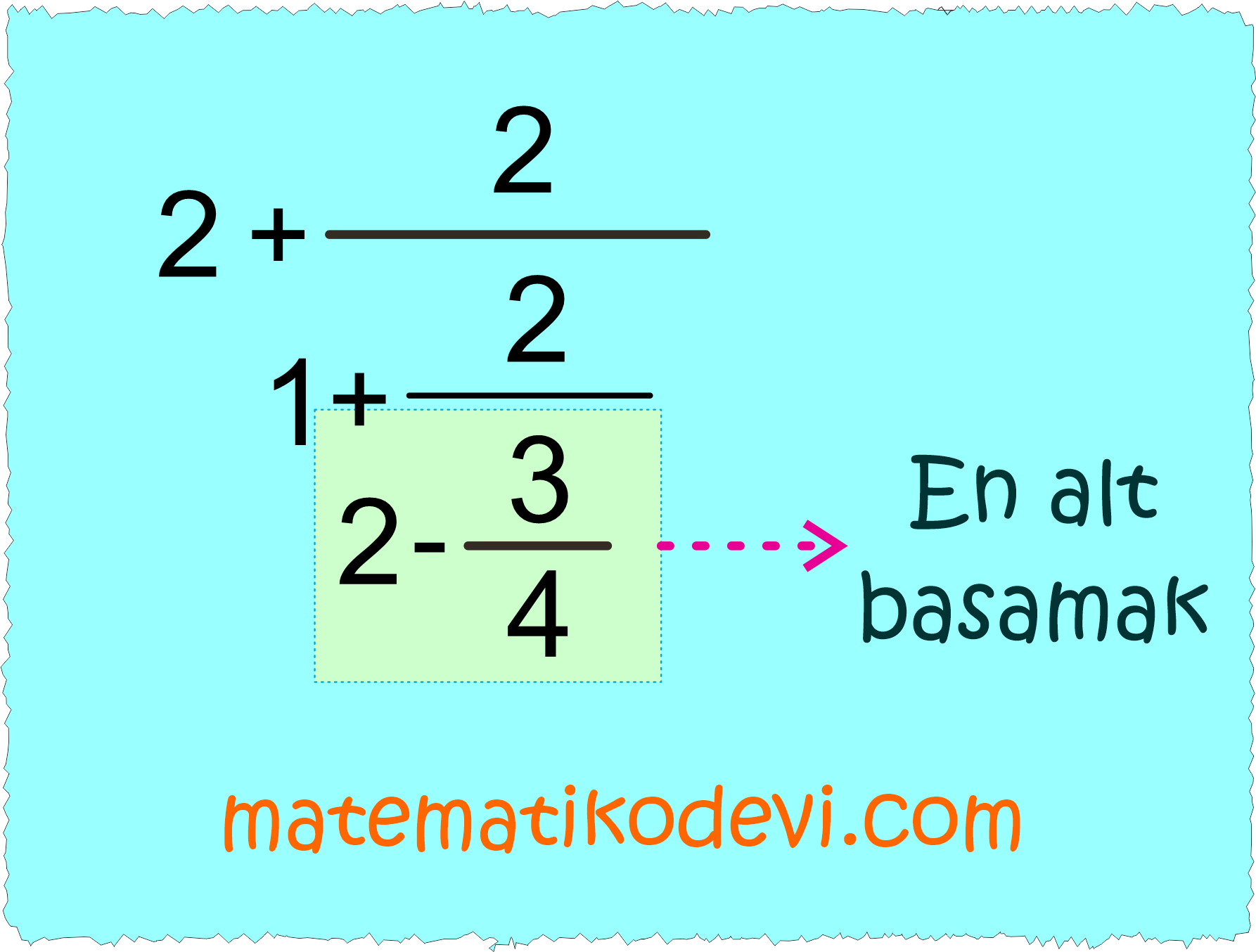 Rasyonel sayilarla cok adimli islemleri yapar.9