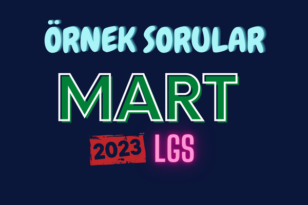 Mart ayı örnek sorular