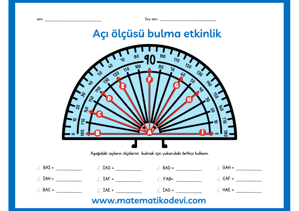 aci olcusu etkinlikk