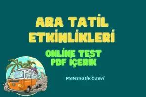 Ara Tatil Etkinlikleri