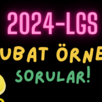 Şubat Örnek Sorular 2024