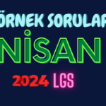 Nisan Örnek Sorular 2024