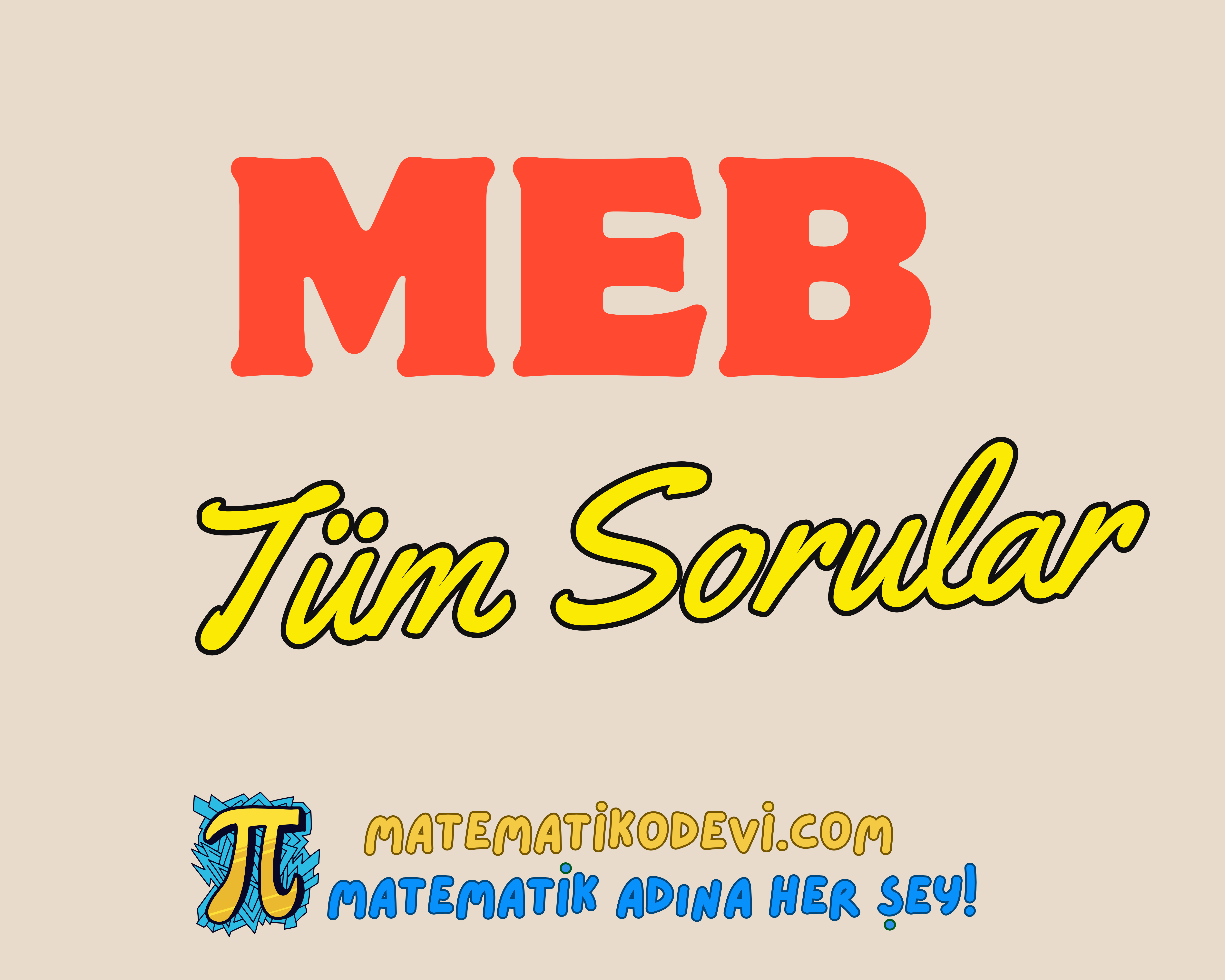MEB çıkmış tüm sorular